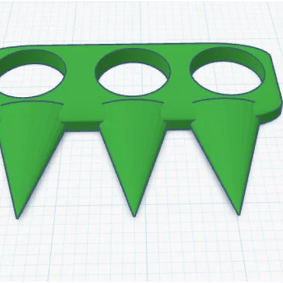 Dụng cụ tự vệ cầm tay 3D thiết kế tối ưu