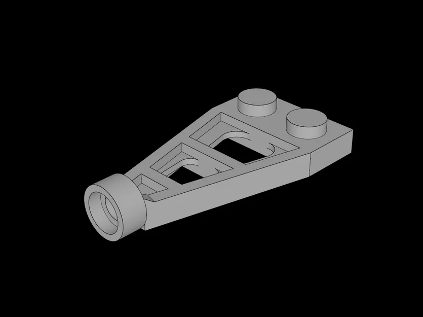 Phụ kiện Lego Plate 1x2 mở rộng 3L tương thích in 3D - Image 1