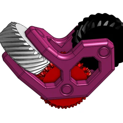 Helical Tri-Gear Fidget - Món đồ chơi bánh răng xoắn độc đáo