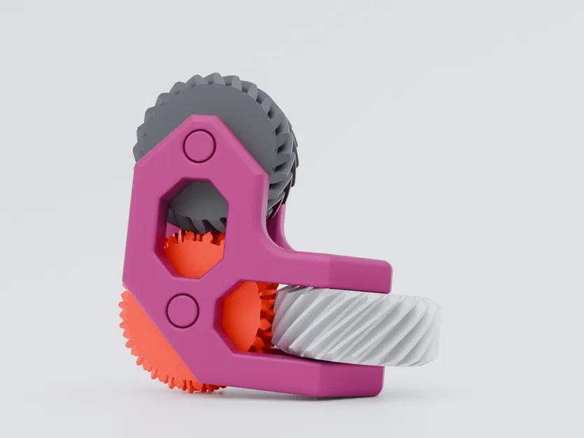 Helical Tri-Gear Fidget - Món đồ chơi bánh răng xoắn độc đáo - Image 2