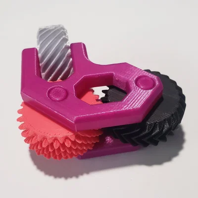 Helical Tri-Gear Fidget - Món đồ chơi bánh răng xoắn độc đáo