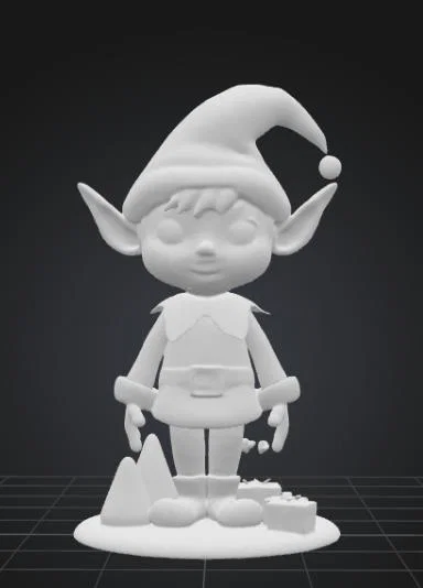 Mô hình 3D chú yêu tinh Elf trang trí Giáng sinh siêu xinh - Image 2