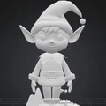 Mô hình 3D chú yêu tinh Elf trang trí Giáng sinh siêu xinh - Thumbnail 2