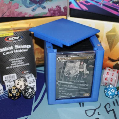 Hộp Đựng Bài MTG EDH Commander Showcase - Mẫu Cơ Bản Đơn Màu