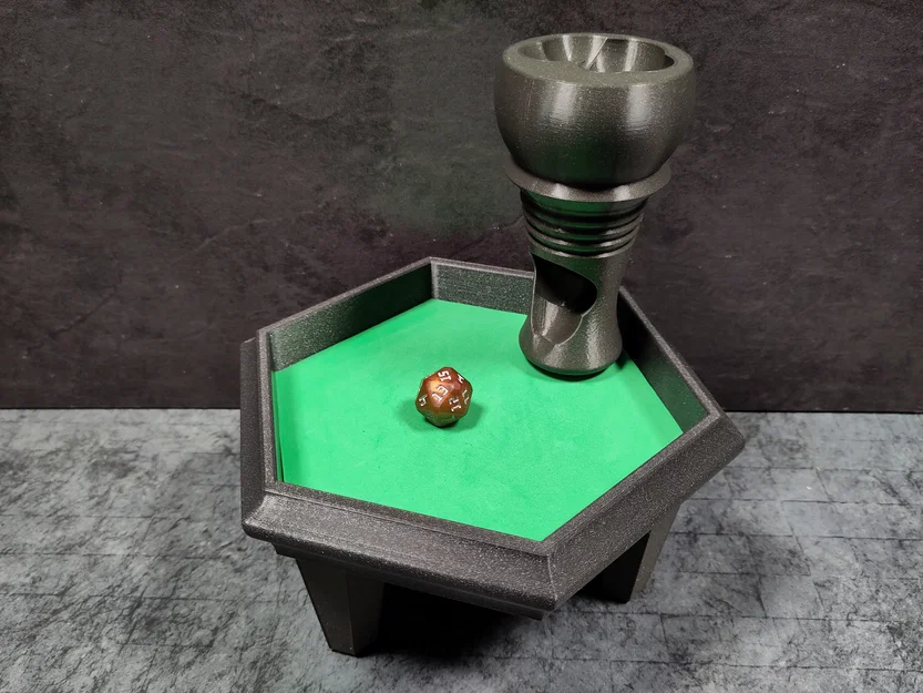 Tháp đổ xúc xắc Table Dice Tower - Phiên bản Lục giác hiện đại - Image 2