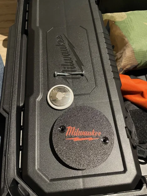 Giá đỡ Airtag cho hệ thống thùng Milwaukee Packout - Image 1