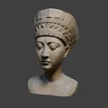 Mô hình in 3D tượng bán thân Nữ hoàng Ai Cập Nefertiti cổ điển - Thumbnail 2