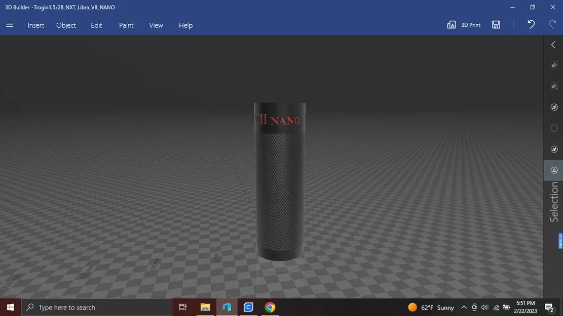Bộ giảm thanh Airsoft Trojan NXT Libra VII NANO (File in 3D) - Image 2