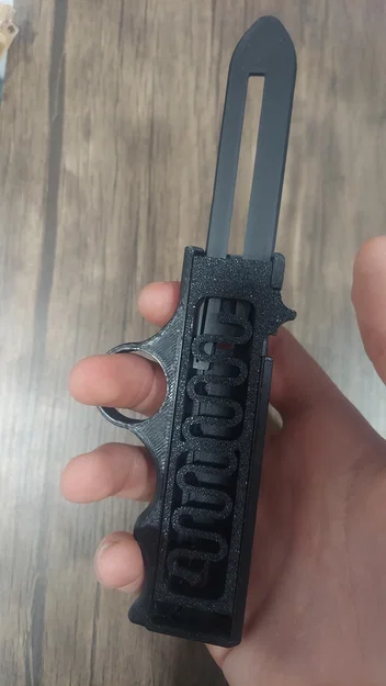 Tay cầm công thái học tích hợp Finger Spinner cho dao Fidget OTF - Image 1