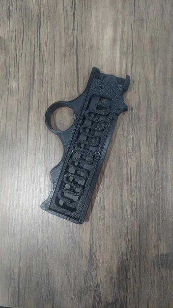 Tay cầm công thái học tích hợp Finger Spinner cho dao Fidget OTF - Image 4