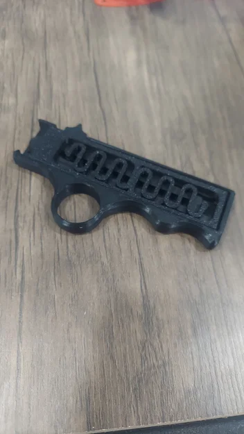 Tay cầm công thái học tích hợp Finger Spinner cho dao Fidget OTF - Image 5