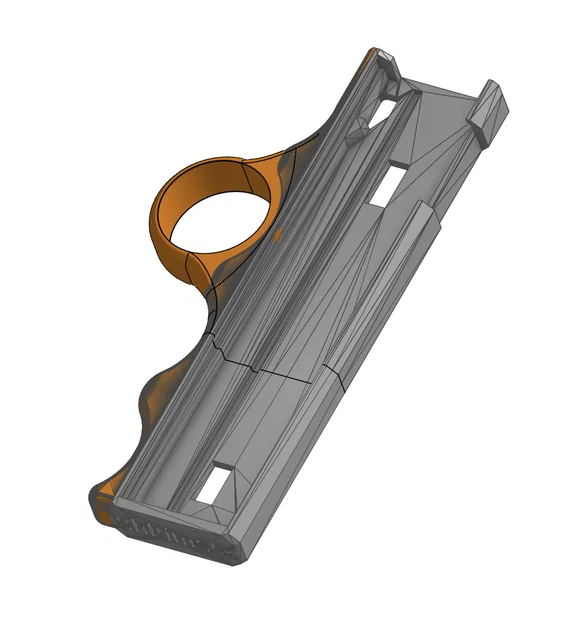 Tay cầm công thái học tích hợp Finger Spinner cho dao Fidget OTF - Image 6