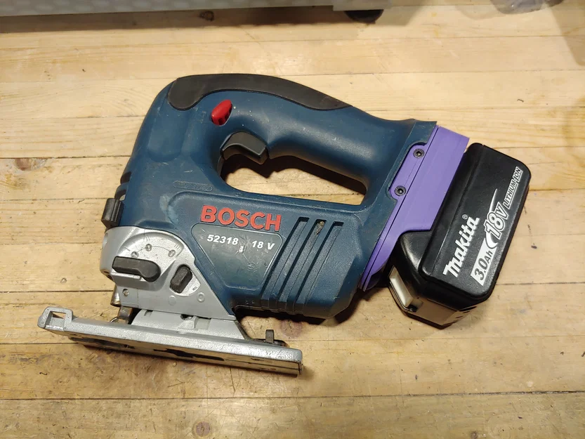 Bộ chuyển đổi pin Makita 18V Li-Ion cho máy công cụ Bosch 18V NiMh - Image 4