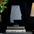 Bản đồ địa hình tiểu bang Alabama, Mỹ (AL) kèm sông ngòi - Thumbnail 1