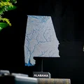 Bản đồ địa hình tiểu bang Alabama, Mỹ (AL) kèm sông ngòi - Thumbnail 6