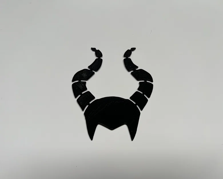 Mô hình tranh treo tường 3D hình sừng Maleficent độc đáo - Image 1