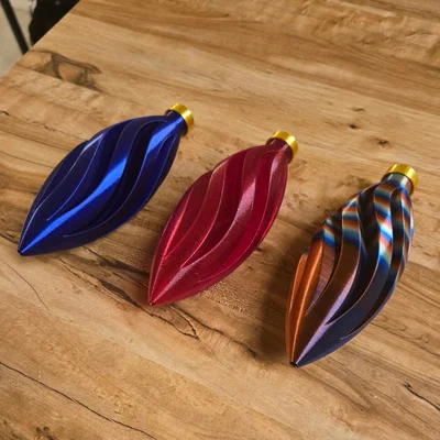 Mẫu Trang Trí Cây Thông Noel Dạng Xoắn Ốc Đầu Tiên