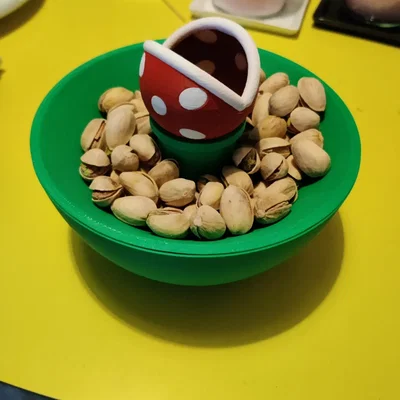 Tô đựng hạt dẻ cười hình Piranha Plant phong cách Mario cực chất