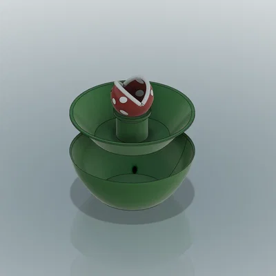 Tô đựng hạt dẻ cười hình Piranha Plant phong cách Mario cực chất
