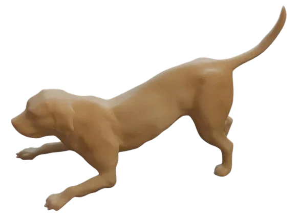 Mô hình 3D chú chó Labrador đang nô đùa - File in 3D sống động - Image 2