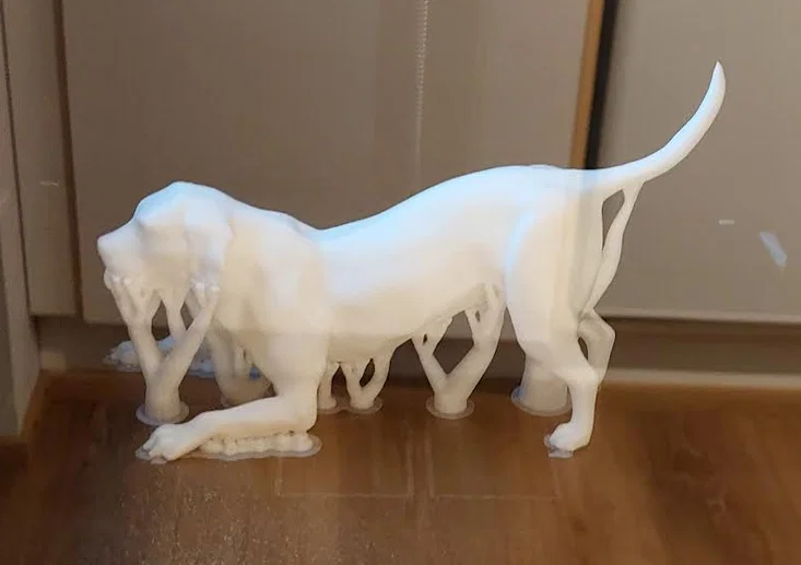 Mô hình 3D chú chó Labrador đang nô đùa - File in 3D sống động - Image 3