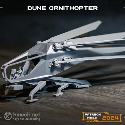 Mô hình 3D Dune Ornithopter có khớp nối - Kích thước 38cm