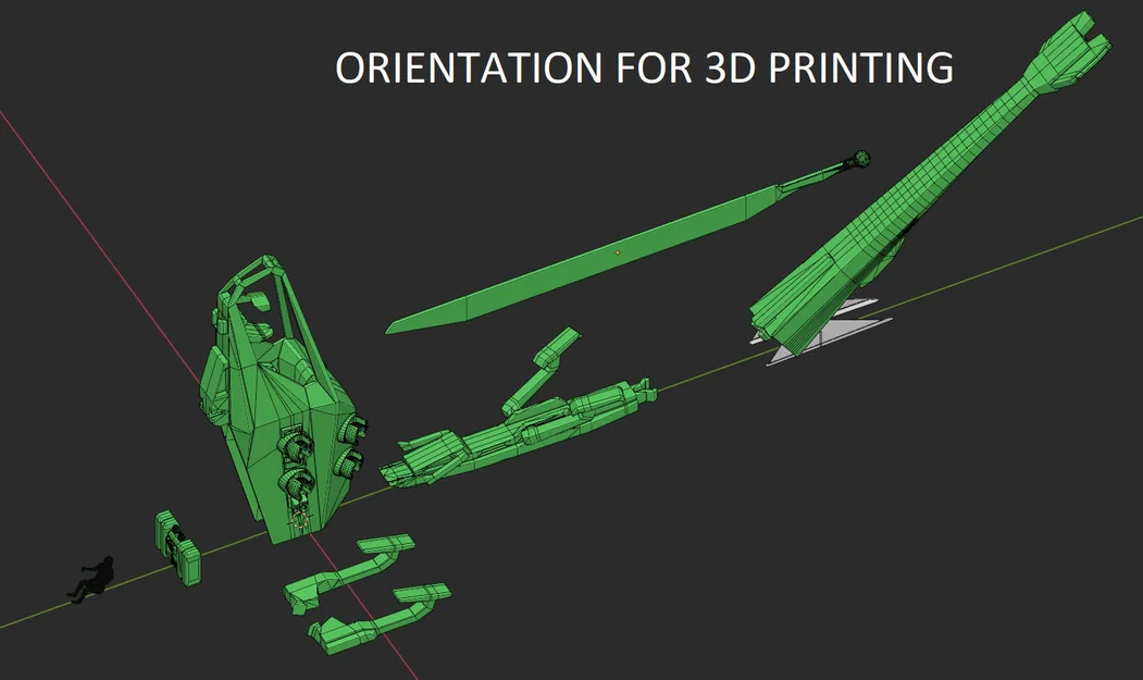 Mô hình 3D Dune Ornithopter có khớp nối - Kích thước 38cm - Image 3