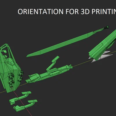 Mô hình 3D Dune Ornithopter có khớp nối - Kích thước 38cm