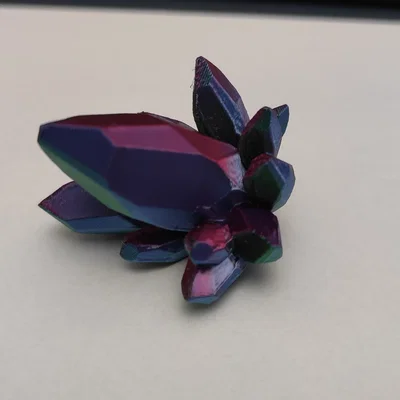 Mô hình trang trí tinh thể Crystal độc đáo in 3D