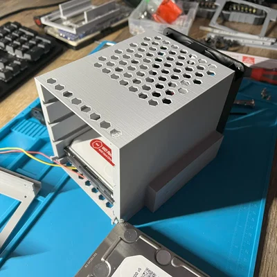 Khung gắn ổ cứng HDD 3.5 inch cho hệ thống NAS tự chế