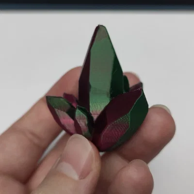 Mô hình trang trí tinh thể Crystal độc đáo in 3D