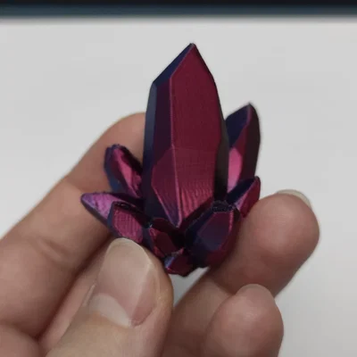 Mô hình trang trí tinh thể Crystal độc đáo in 3D