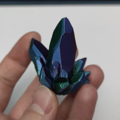 Mô hình trang trí tinh thể Crystal độc đáo in 3D