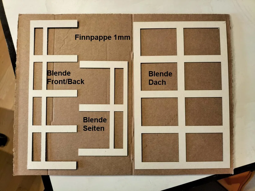 Nhà Xưởng & Gara với Cửa Cuốn Di Động (H0 / 1:87) - Kết hợp Laser Cut & In 3D - Image 3