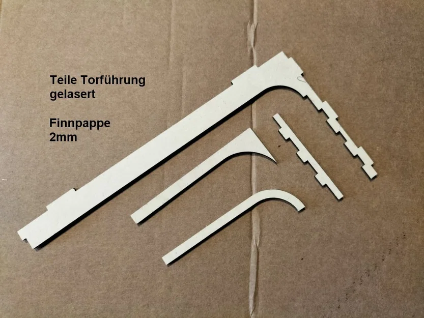 Nhà Xưởng & Gara với Cửa Cuốn Di Động (H0 / 1:87) - Kết hợp Laser Cut & In 3D - Image 6