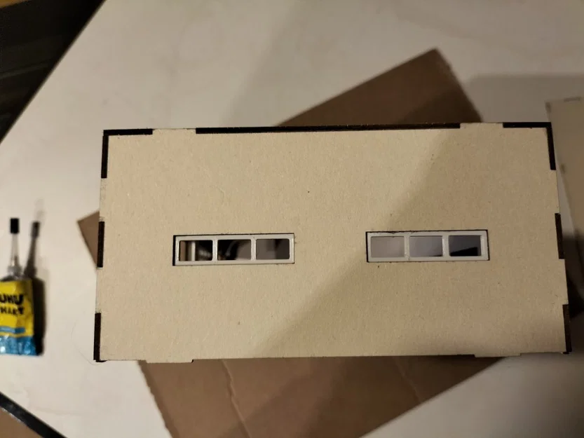 Nhà Xưởng & Gara với Cửa Cuốn Di Động (H0 / 1:87) - Kết hợp Laser Cut & In 3D - Image 14