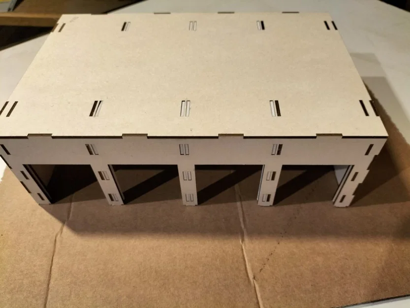 Nhà Xưởng & Gara với Cửa Cuốn Di Động (H0 / 1:87) - Kết hợp Laser Cut & In 3D - Image 15