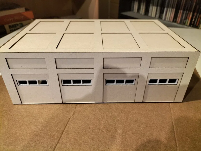 Nhà Xưởng & Gara với Cửa Cuốn Di Động (H0 / 1:87) - Kết hợp Laser Cut & In 3D - Image 16