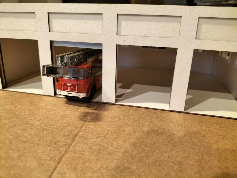 Nhà Xưởng & Gara với Cửa Cuốn Di Động (H0 / 1:87) - Kết hợp Laser Cut & In 3D - Image 20