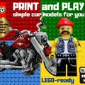 Mô hình xe mô tô 3D tương thích LEGO - Tự in tại nhà cực chất - Thumbnail 1