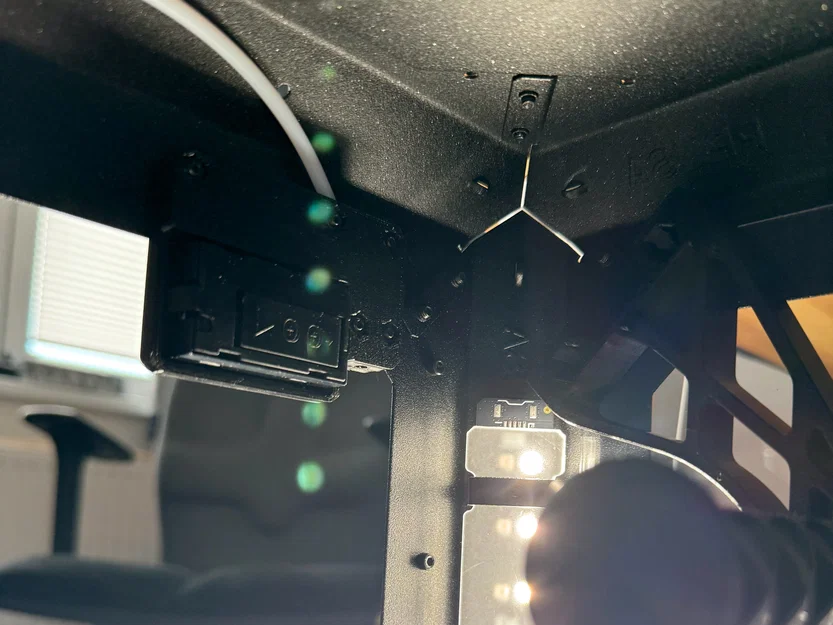 Bộ giá đỡ nhiệt kế & dẫn sợi nhựa cho thùng che Original Prusa Enclosure - Image 5