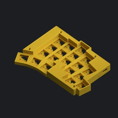 TOTEM Redux - Case bàn phím hỗ trợ in FDM không cần support