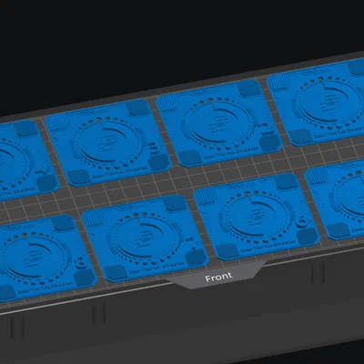 Khuôn mẫu kiểm tra phơi sáng 8 vị trí cho Phrozen Saturn 4 Ultra