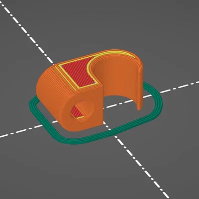 Bộ kẹp cố định dây điện 6 biến thể (Parametric Cable Clips) - In 3D