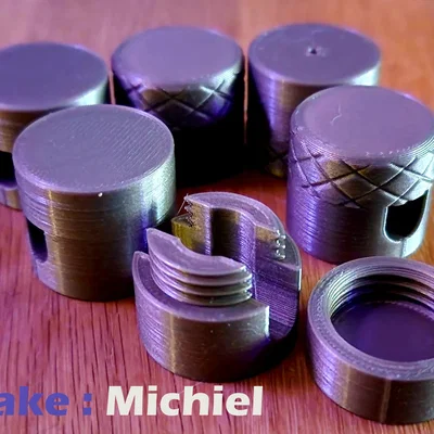 Bộ kẹp giữ dây cáp treo tường 3D tùy chỉnh (Parametric Wire Mount)