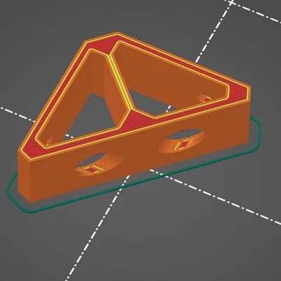 Bộ ke góc vuông chịu lực (Corner Bracket) linh hoạt cho in 3D