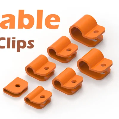 Bộ kẹp giữ dây điện P-Clips đa năng - 7 kích thước (tự in 3D)