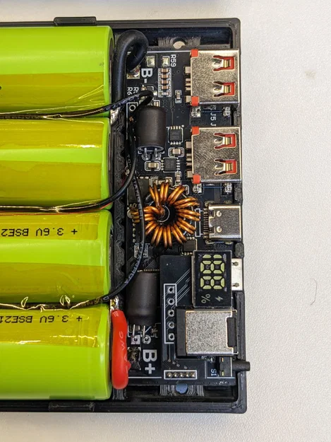 Vỏ case cho mạch sạc dự phòng 100W dùng pin 4s2p 21700 - Image 7