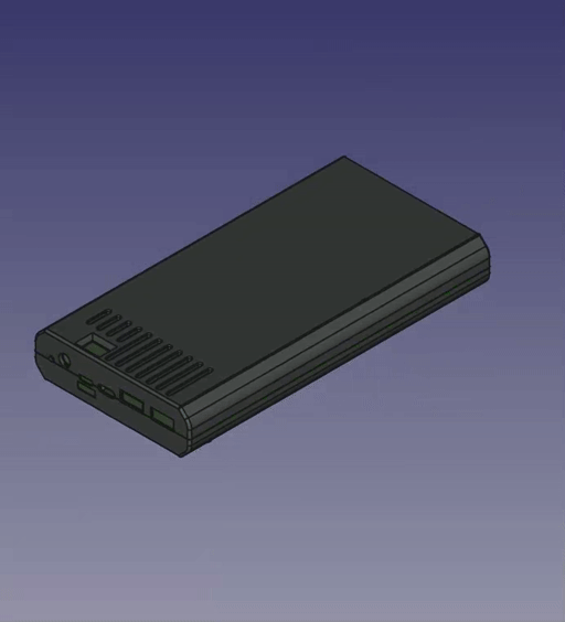 Vỏ case cho mạch sạc dự phòng 100W dùng pin 4s2p 21700 - Thumbnail 8