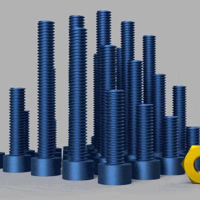 Bộ ốc vít đầu lục giác M3 và đai ốc (kích thước 2mm-27mm)